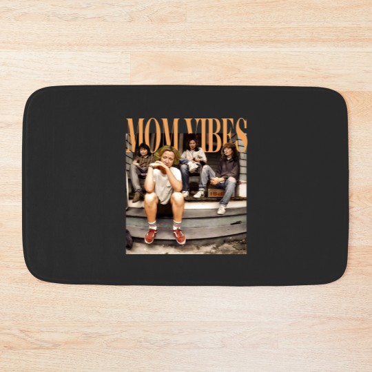 Discover Mom Vibes Thug Life Bath Mats, 90s Mom Vibes Bath Mats, Mother's Day Gift