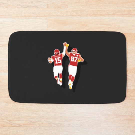 Discover Mahomes and Travis kelce teammate Bath Mats