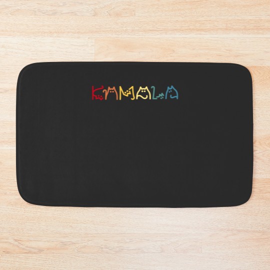 Discover Kamala Cat Lady Bath Mats - Fun and Decorative Bathroom Accessory