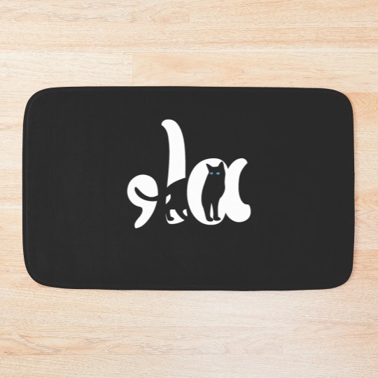 Discover Comma La Cat Vote Kamala Harris For President 2024 Election Bath Mats