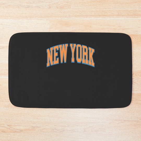 Discover Vintage New York Basketball Cropped Bath Mats Knicks Bath Mats