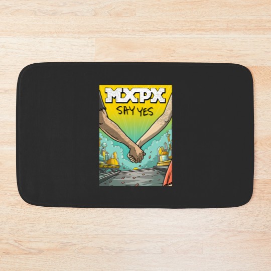 Discover mxpx pop punk say yes Bath Mats