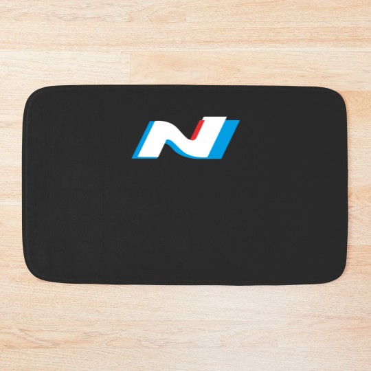 Discover Hyundai N Logo Bath Mats