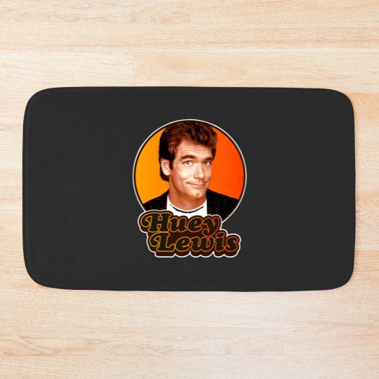 Discover Huey Lewis And The News Tribute Unisex Vintage Bath Mats