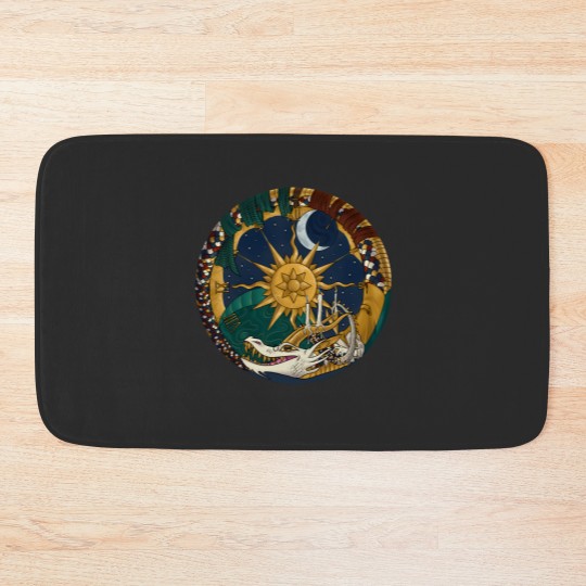 Discover Wheel Of Time Bath Mats