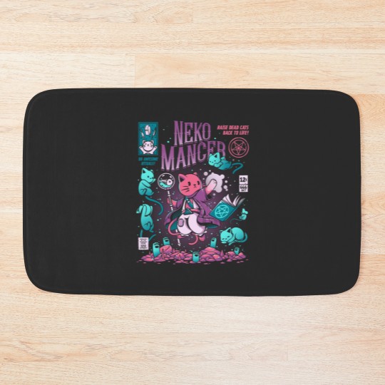Discover Nekomancer Bath Mats