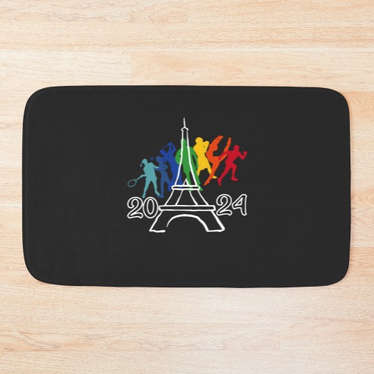 Discover 2024 Olympics Bath Mats, Olympics Merch Bath Mats