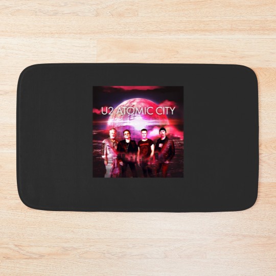 Discover U2 Atomic City Bath Mats, Las Vegas U2 Ultraviolet Sphere 2023