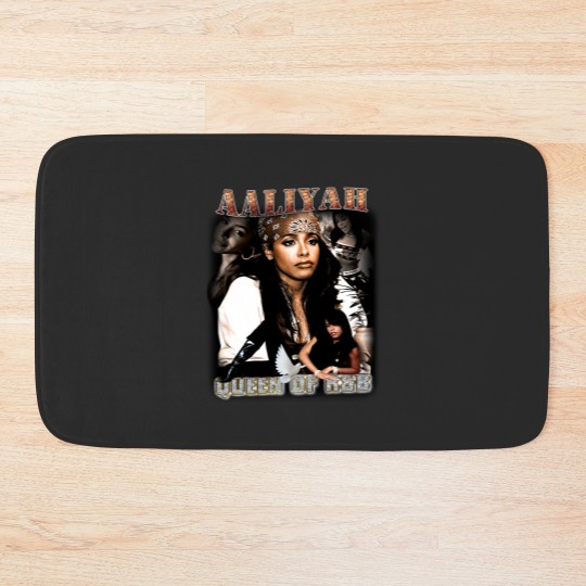 Discover Aaliyah Queen Of R&B Bath Mats