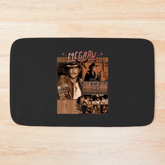 Discover Tim Mcgraw Tour Standing Room Only Bath Mats, Tim Mcgraw Country Music Tour 2024
