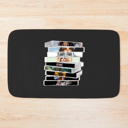 Discover Beyonce Albums Graphic Bath Mats