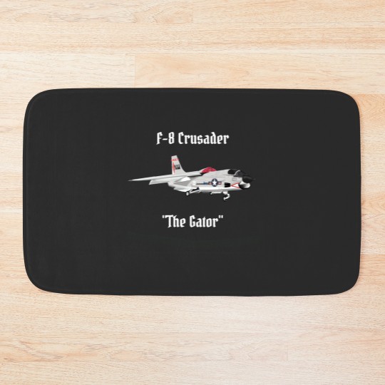 Discover Vought F-8 Crusader Bath Mats
