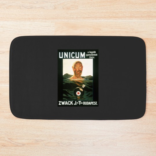Discover Zwack Unicum drowning man Bath Mats