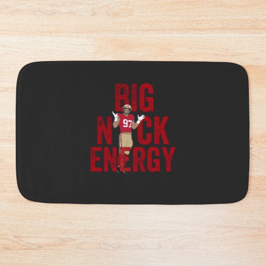 Discover Vintage Nick Bosa Bath Mat - Big Nick Energy Edition