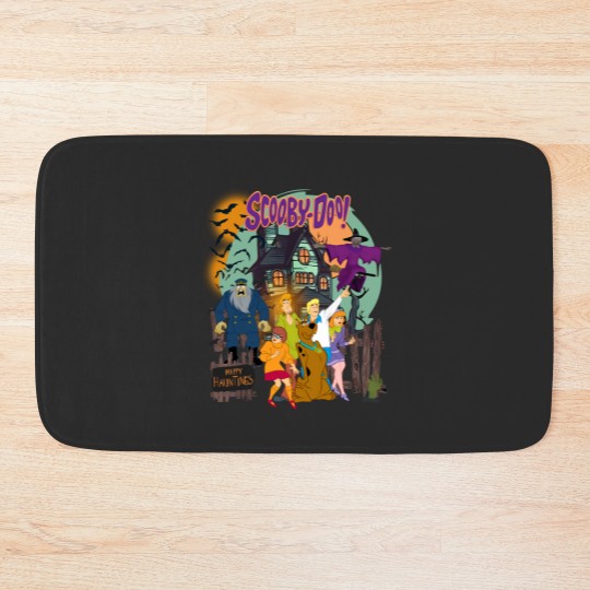Discover Vintage Spooky Scooby-Doo Bath Mats: Haunted House
