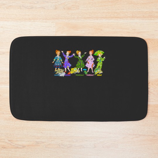 Discover Frizzle School Bus Bath Mats,The Magic School Bus Bath Mats