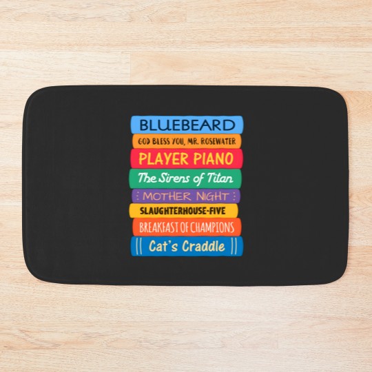 Discover Kurt Vonnegut Books Bath Mats