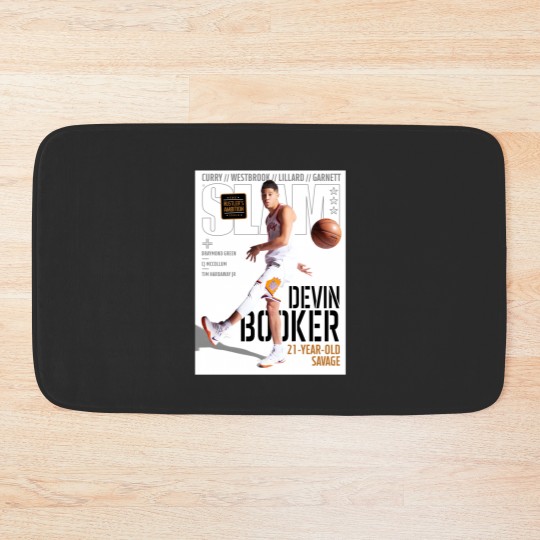 Discover Devin Booker SLAM Poster Bath Mats, Devin Booker Magazine Bath Mats