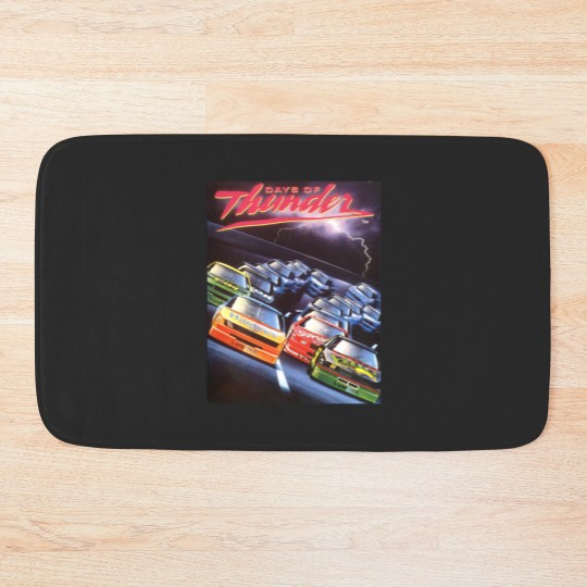 Discover Days of Thunder Graphic Bath Mats