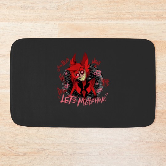 Discover Alastor Bath Mat - Let's Misbehave Collection