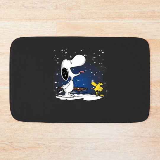 Discover Snoopy Snow Bath Mats