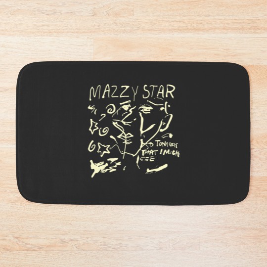 Discover Mazzy Star Bath Mats - Star So Tonight That basic black 90s Bath Mats