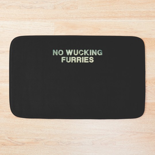 Discover No Wucking Furries Bath Mats