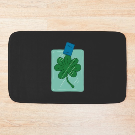 Discover Frys 7 leaf clover - Futurama Bath Mats