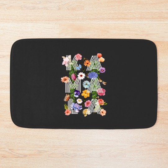 Discover Kamala Harris 2024 Botanical Bath Mats Wildflower Collection