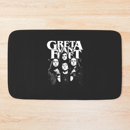 Discover Greta Van Fleet Tour 2024 Bath Mats, Classic 90s Greta Van Fleet Bath Mats