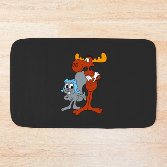 Discover Rocky and Bullwinkle Bath Mats