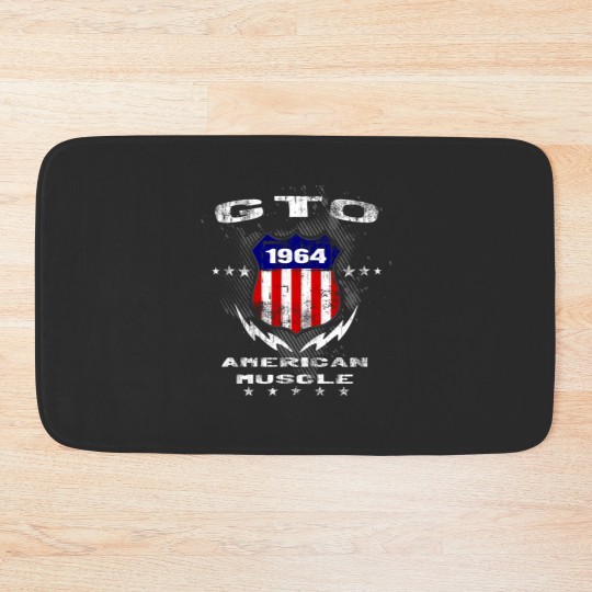 Discover 1964 GTO American Muscle v3 Bath Mats