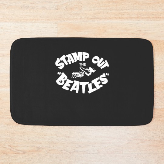 Discover Stamp Out The Beatless Bath Mats