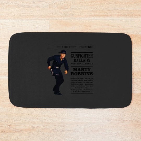 Discover Marty Robbins fighter BalladsBig Iron Bath Mats