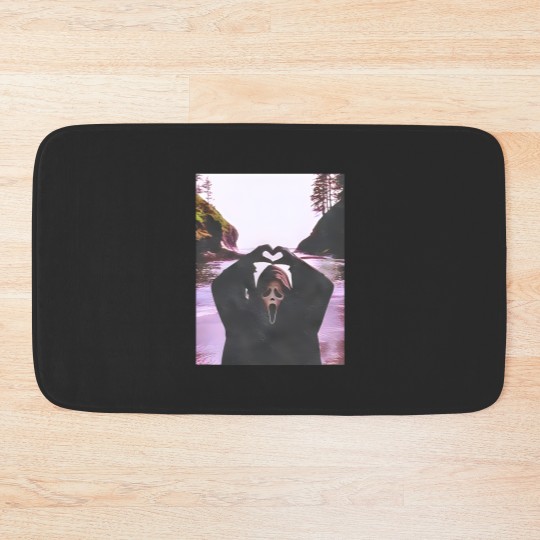 Discover Ghostface Scream Halloween Bath Mats