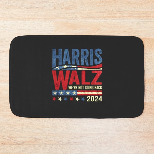 Discover Harris Walz, we're not going back - Were Not Going Back - Bath Mats
