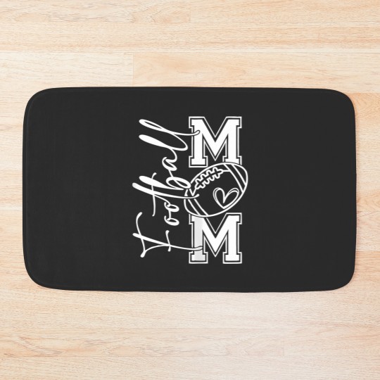 Discover Football Mom Bath Mats