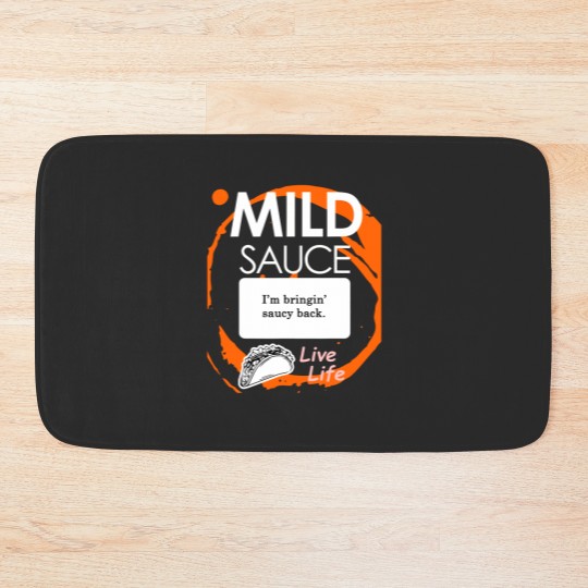 Discover Taco Sauce Mild Halloween Bath Mats