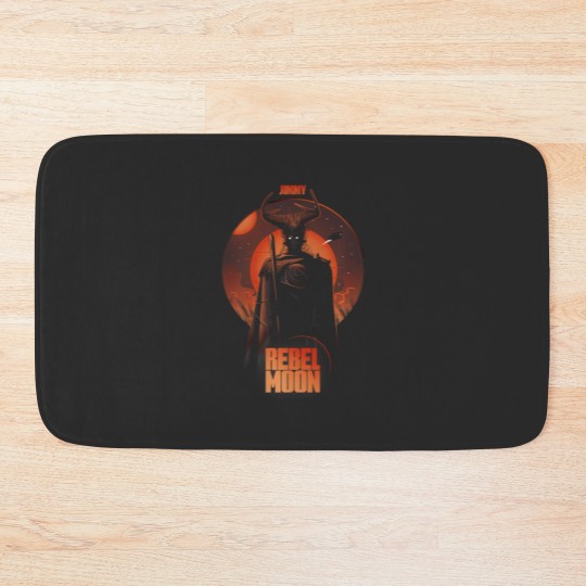 Discover rebel moon red galactic jimmy celestial silhouette poster premium t Bath Mats