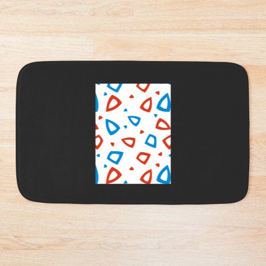Discover Togepi Pattern Graphic Bath Mats