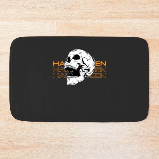 Discover Halloween Skull Bath Mat for Festive Decor