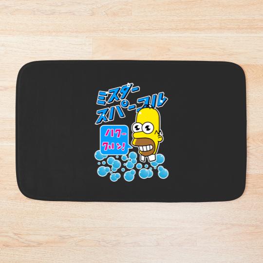 Discover Mr. Sparkle Japanese Homer Classic Bath Mats