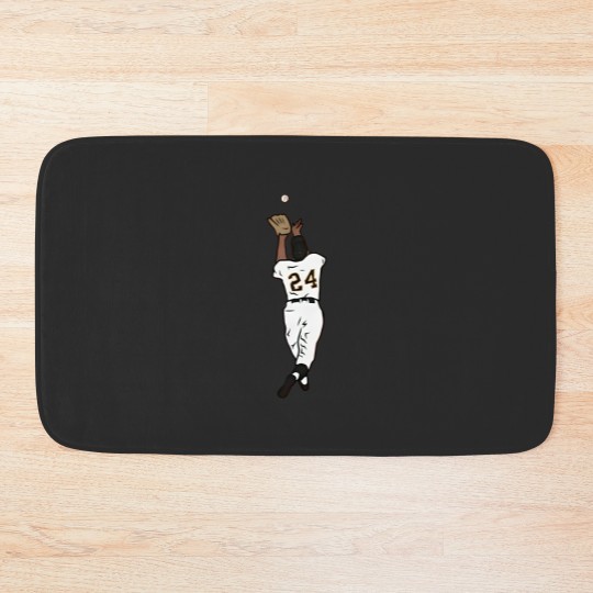 Discover Willie Mays “The Catch” Baseball Bath Mats