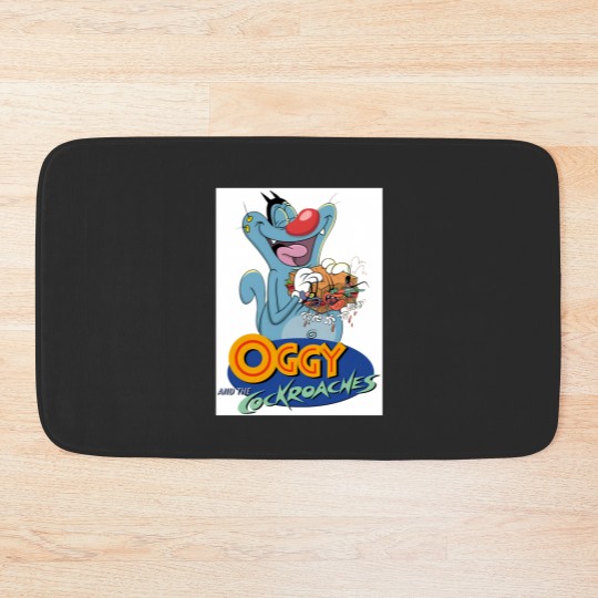 Discover Oggy and the cockroaches Bath Mats