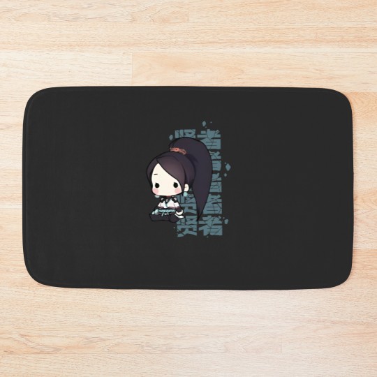Discover Sage Valorant Bath Mat - Cute Chibi Agent Gamer Gift