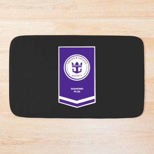 Discover Royal Caribbean Crown and Anchor Diamond Plus Bath Mats