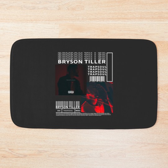 Discover Bryson Tiller Music Album Bath Mats, Merch Vintage Trapsoul For Lovers Rapper Bath Mats