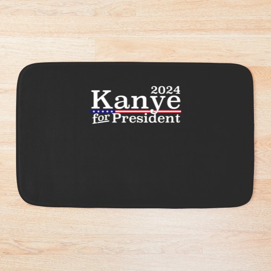 Discover Kanye 2024 For President Bath Mats