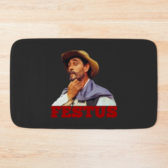 Discover Festus - Gunsmoke - 50s Tv Western Bath Mats
