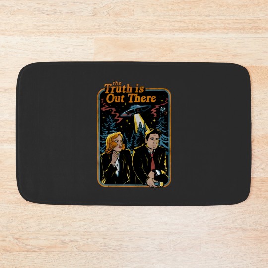 Discover The truth is out there X Files funny Classic Bath Mats